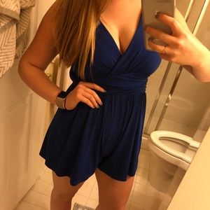 Blue Express Romper